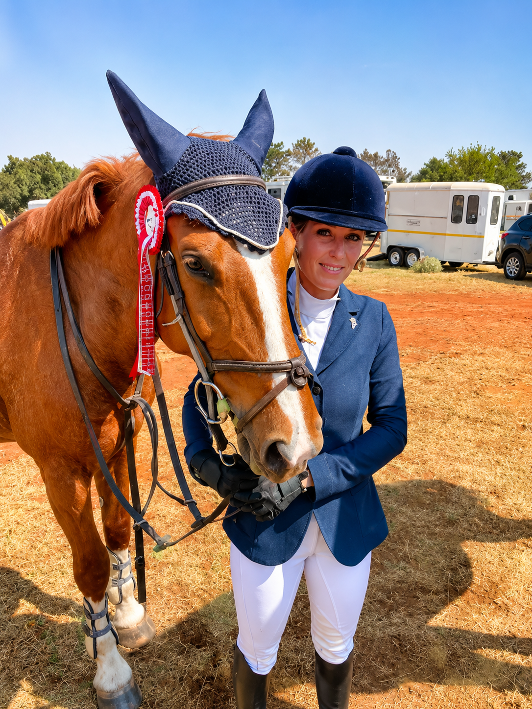Laura Mae riding at Chestnut Stables